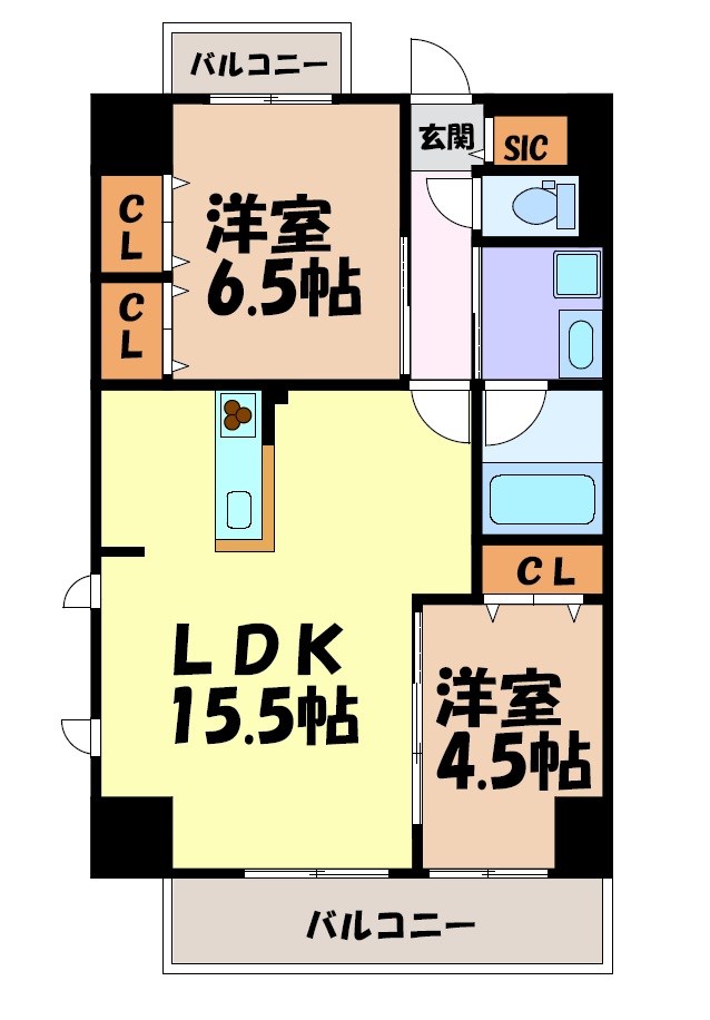 ポルタニグラ大須観音 間取り図