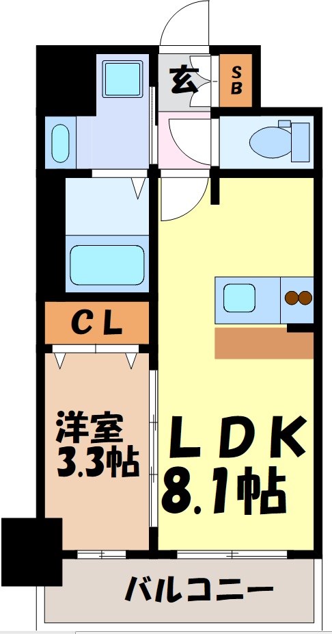 メイクスアート新栄Ⅲ 間取り