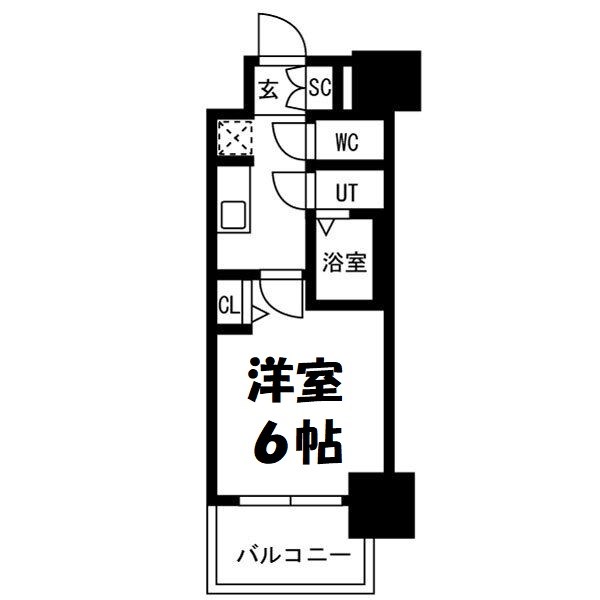 メイクスアート新栄Ⅲ 間取り