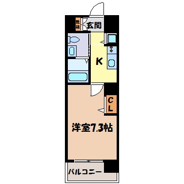 La　Douceur山王 間取り図