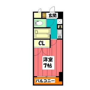 セントラルハイツ筒井 間取り