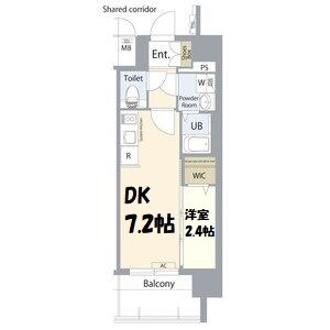 エスリード鶴舞シエスタ 間取り図