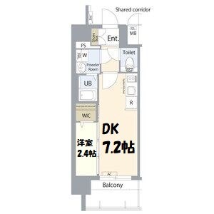 エスリード鶴舞シエスタ 間取り図
