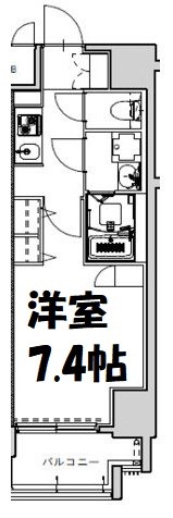 S-RESIDENCE高岳駅前awake 間取り図
