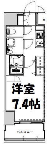 S-RESIDENCE高岳駅前awake 間取り図