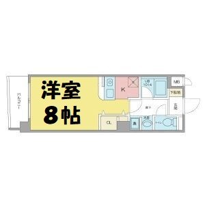 ラシュレ筒井 間取り図