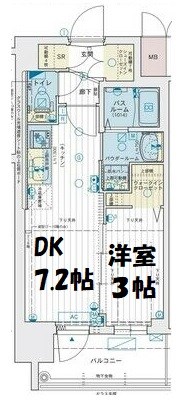 エステムコート名古屋TWIN EAST 間取り図