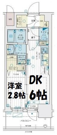 エステムコート名古屋TWIN EAST 間取り図