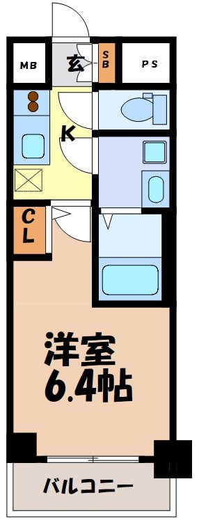 エスリード鶴舞グランパークス 間取り図