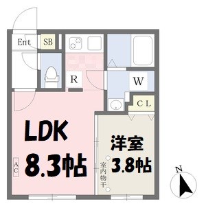 quador吹上North 間取り図