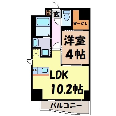プレサンス栄ラグジュ 間取り図
