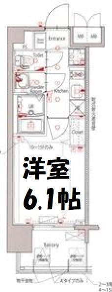 MAXIV新栄 間取り図