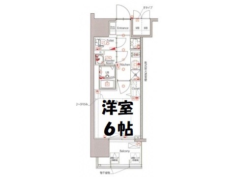MAXIV新栄 間取り図