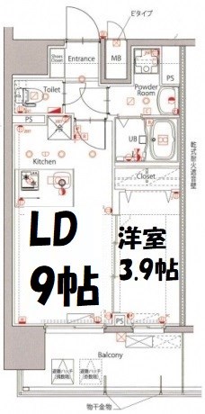 MAXIV新栄 間取り図