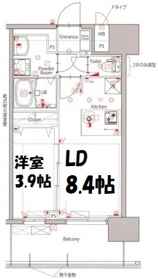 MAXIV新栄 間取り図