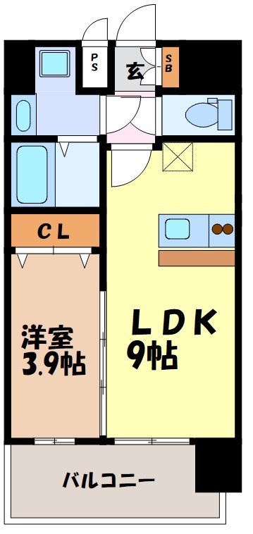 MAXIV新栄 間取り図