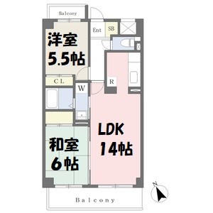エストマール川名 間取り図