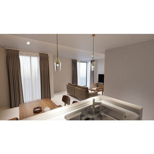 (仮)名古屋市昭和区御器所アパート ベランダ