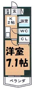 クレール車道Ⅰ 間取り図