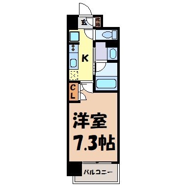 レーベスト平安 間取り図