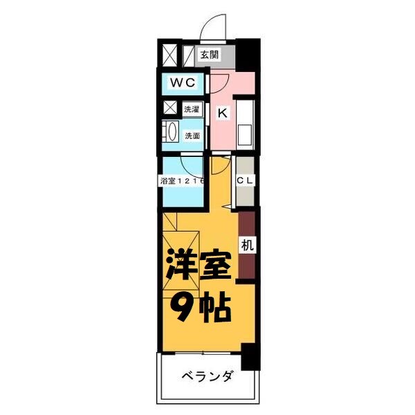 Raffine名駅南 間取り図