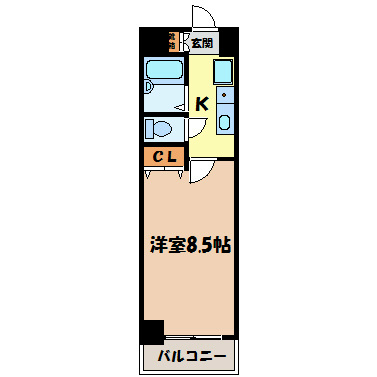 ウェステリア西大須 間取り図