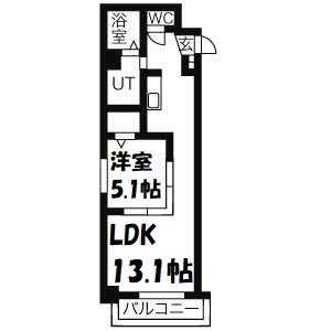 ウェスト　メゾン　マルキーズ 間取り図