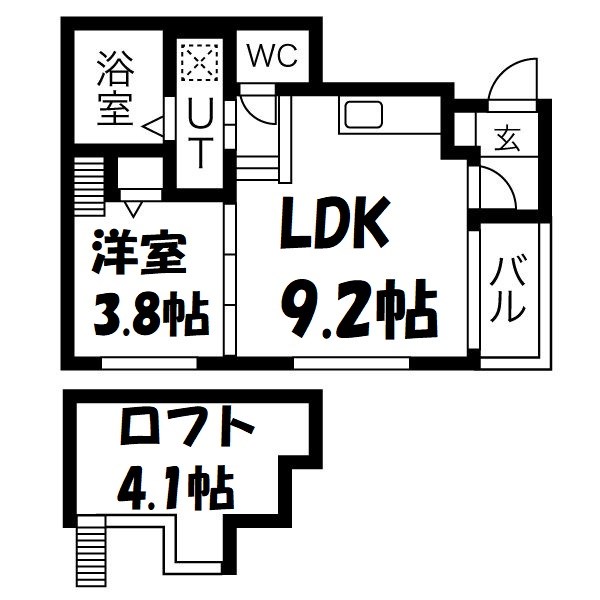 レクセラ新栄 間取り図