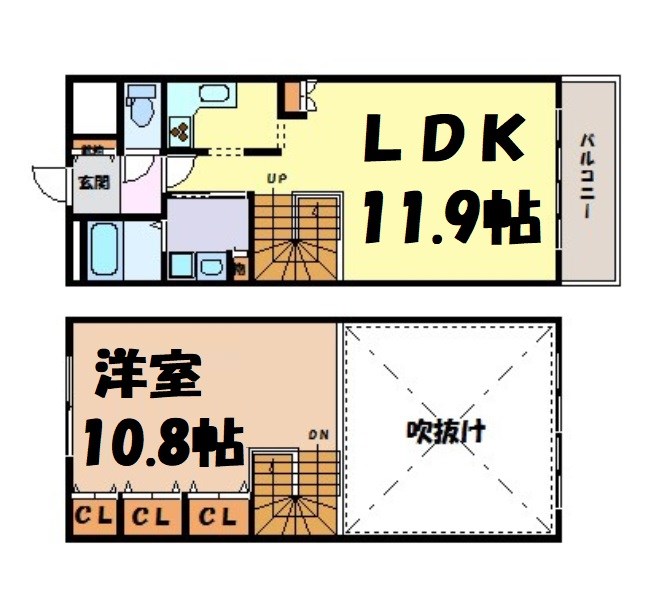 ラドーニ清水 間取り図