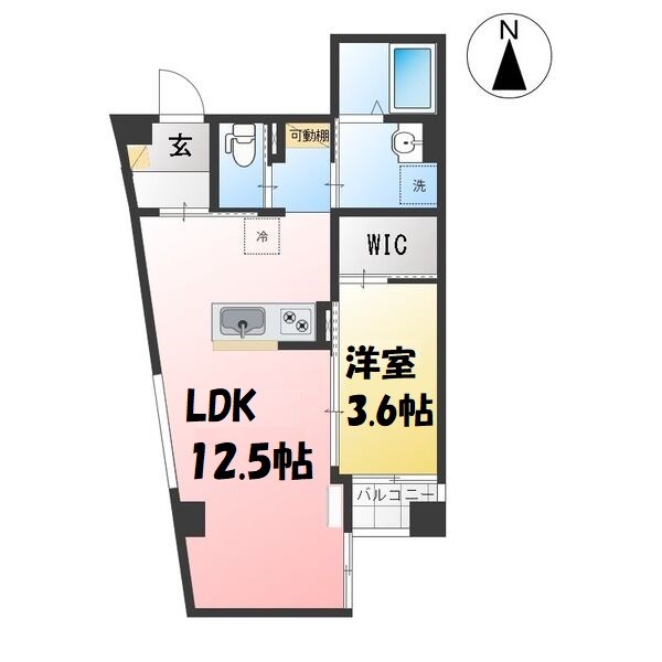 ミルノア尾頭橋 間取り図