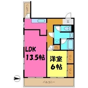 第２宏陽ハイツ 間取り図