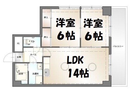 アベニュー泉 間取り図