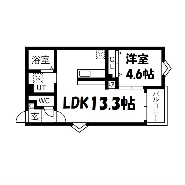 BC生駒B 間取り図