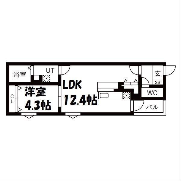 BC生駒C 間取り図