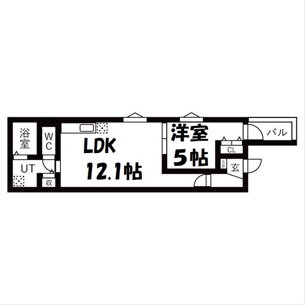 BC生駒C 間取り図