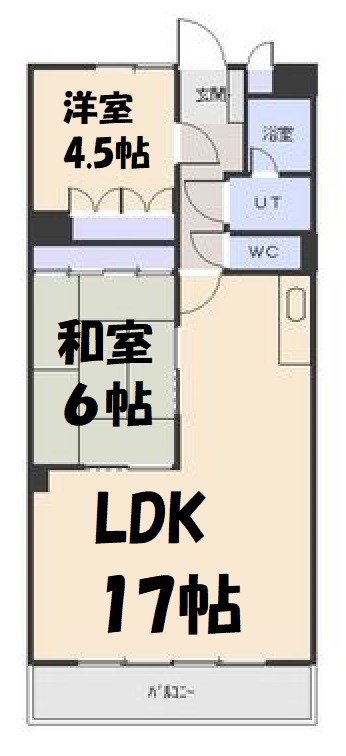 レスポアール豊岡 間取り図
