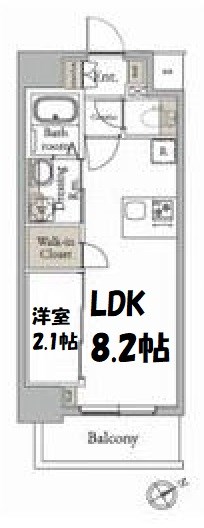 LiveFlat千種WEST 間取り