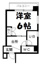 スクエア橘 間取り図