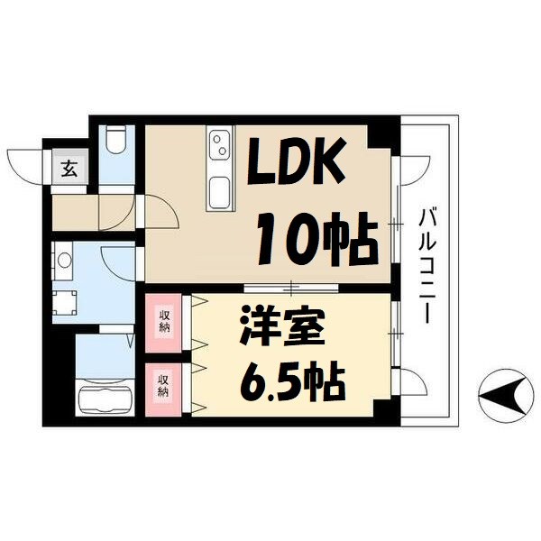 ハイアット寿 間取り図