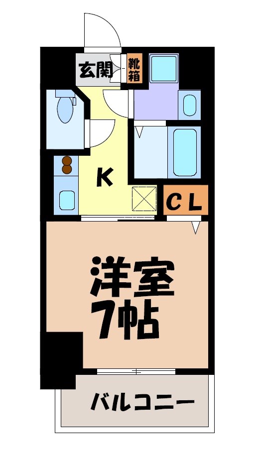 S-RESIDENCE浄心East 間取り図