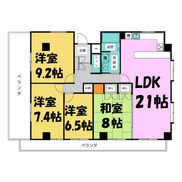 ルミエール鯛取 間取り図