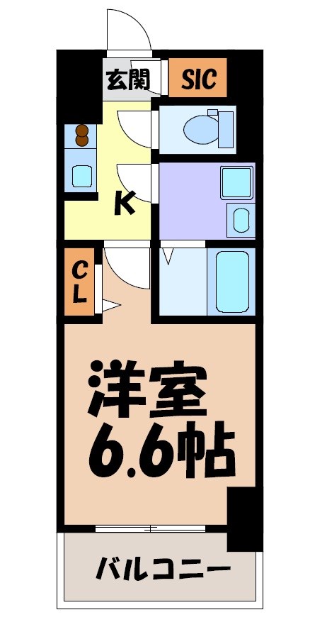 S-RESIDENCE上前津South 間取り図