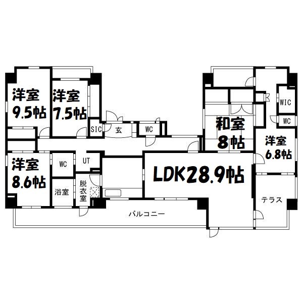 SEIZAN　COUAT 間取り図
