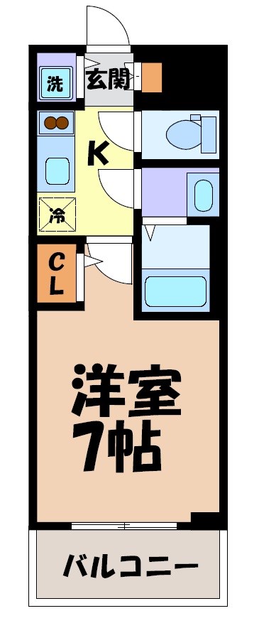 エスリード志賀本通ザ・フロント 間取り図