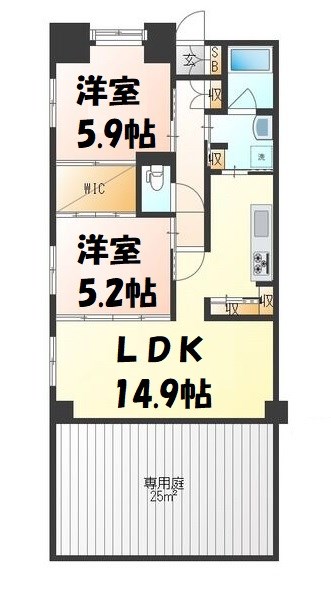 Sun Mariage 間取り図