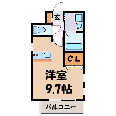 プレサンス新栄デコール 間取り図