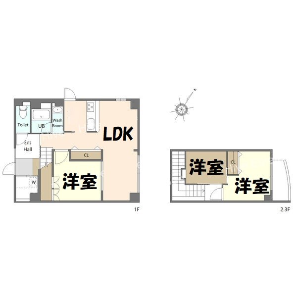 ラ・メゾンド・アップル 間取り図