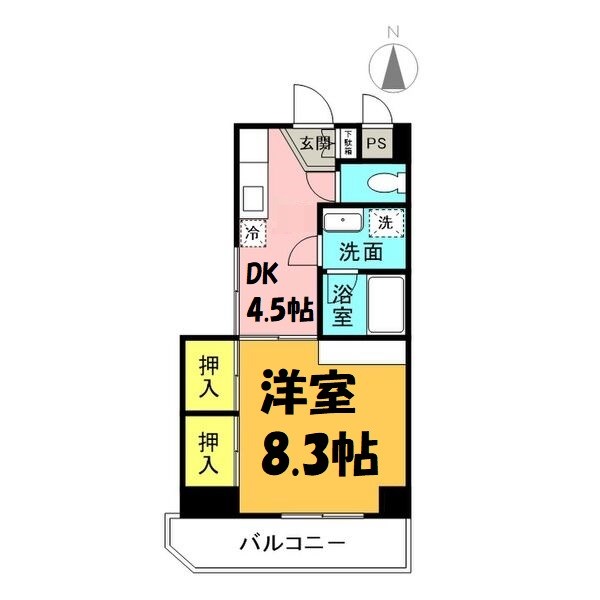 グランビル泉 間取り図