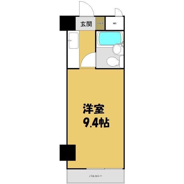 ネオハイツ錦 間取り図