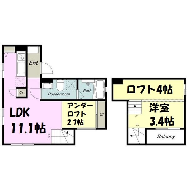 WhiteHillsWest 間取り図
